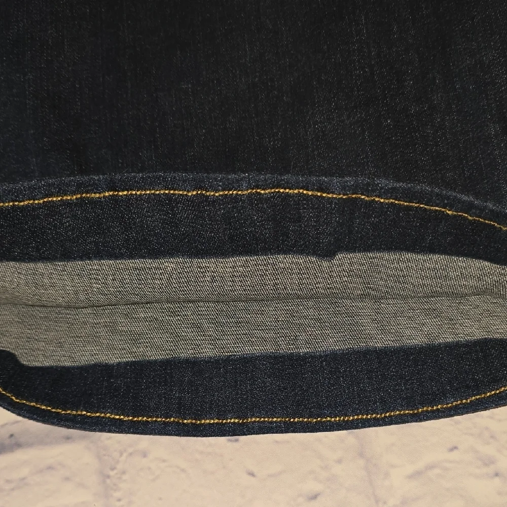 SPANX Dark Blue Flare Jeans 2X (22-24) **LIKE NEW** - Picture 10 of 11